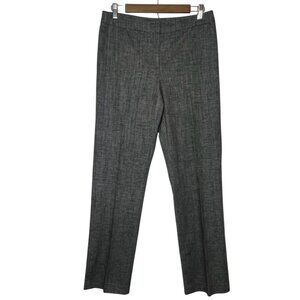 LAFAYETTE 148 NY Women’s Virgin Wool Dress Pants Size 6 Gray Flat Straight